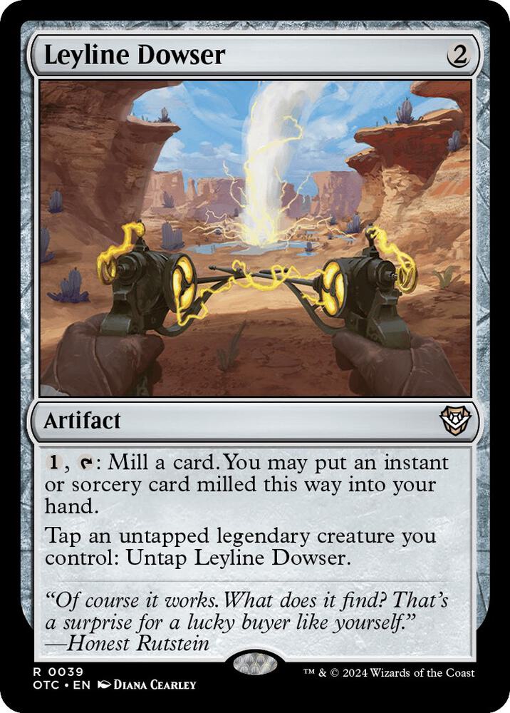 Leyline Dowser (39) [Outlaws of Thunder Junction Commander]