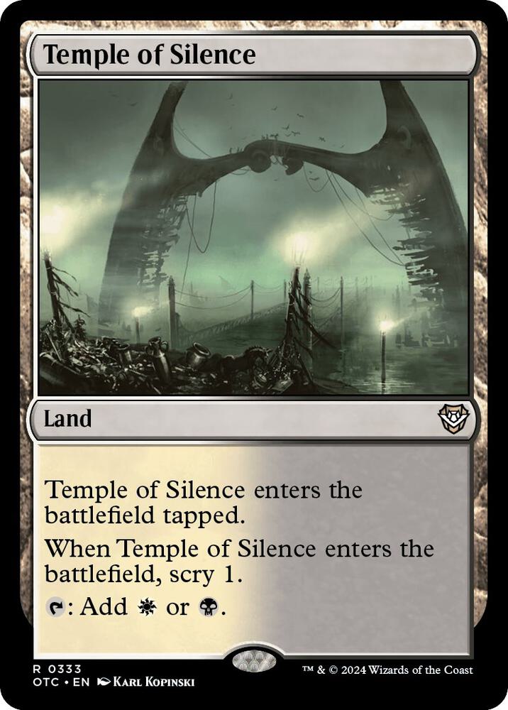 Temple of Silence (333) [Outlaws of Thunder Junction Commander]