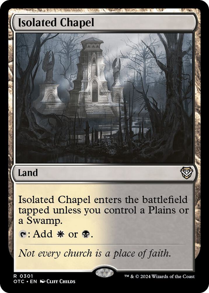 Isolated Chapel (301) [Outlaws of Thunder Junction Commander]