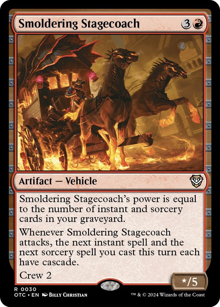 Smoldering Stagecoach (30) [Outlaws of Thunder Junction Commander]