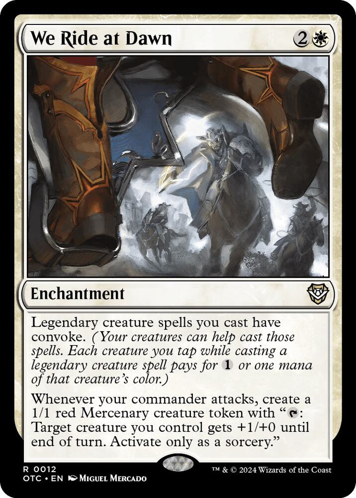 We Ride at Dawn (12) [Outlaws of Thunder Junction Commander]