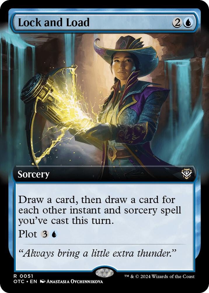 Lock and Load (Extended Art) (51) [Outlaws of Thunder Junction Commander]