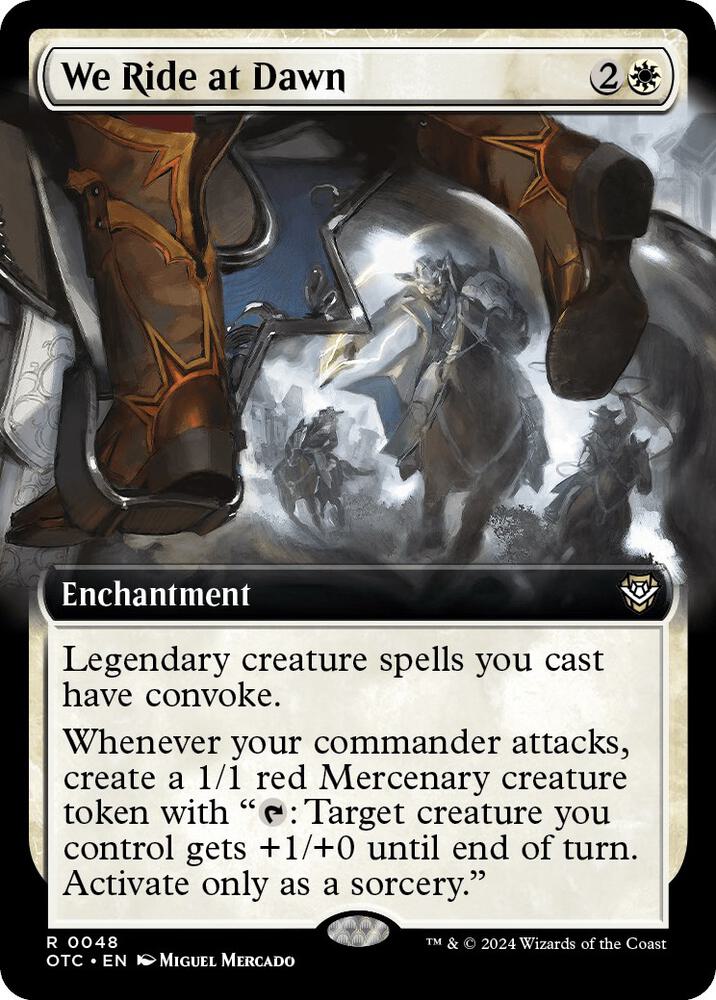 We Ride at Dawn (Extended Art) (48) [Outlaws of Thunder Junction Commander]