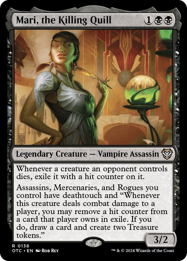 Mari, the Killing Quill (138) [Outlaws of Thunder Junction Commander]
