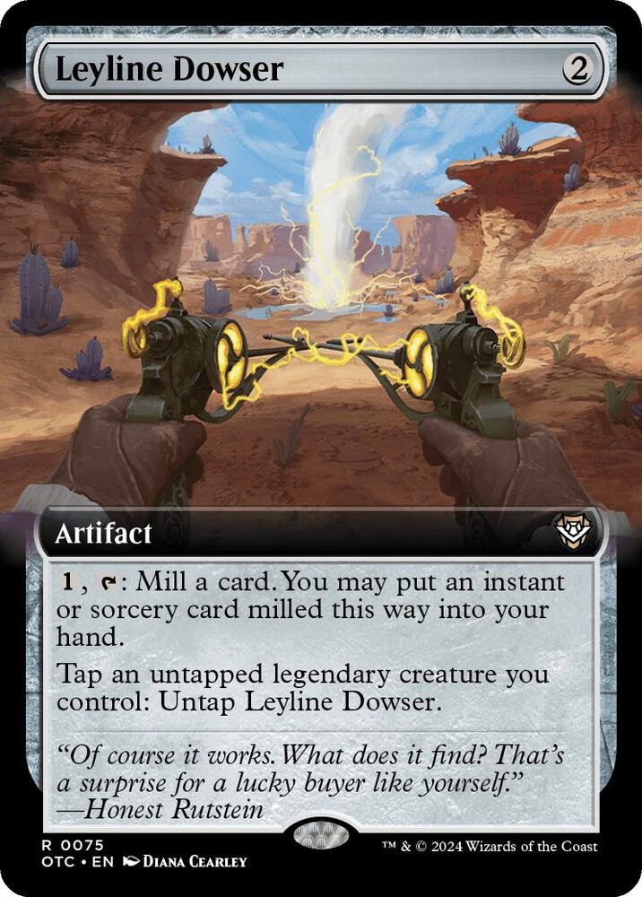 Leyline Dowser (Extended Art) (75) [Outlaws of Thunder Junction Commander]