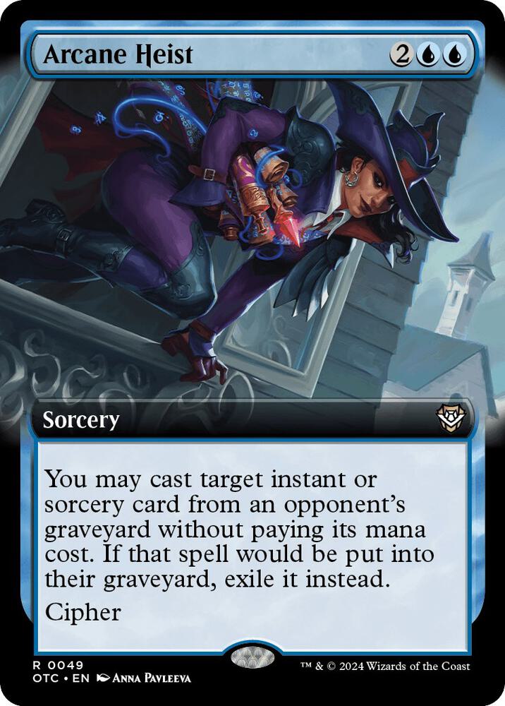 Arcane Heist (Extended Art) (49) [Outlaws of Thunder Junction Commander]