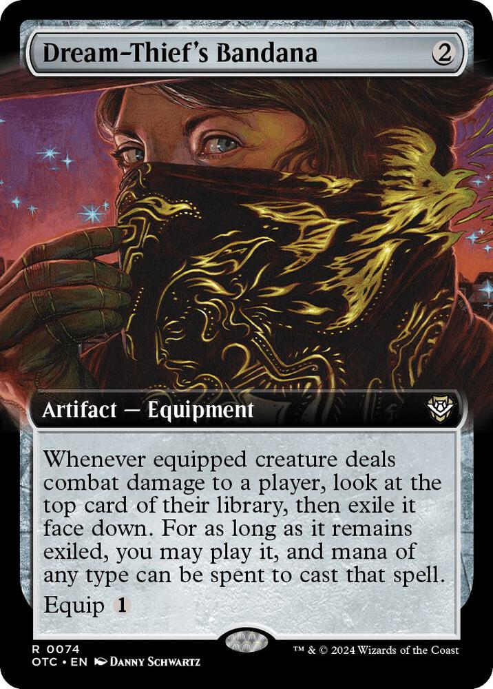 Dream-Thief's Bandana (Extended Art) (74) [Outlaws of Thunder Junction Commander]
