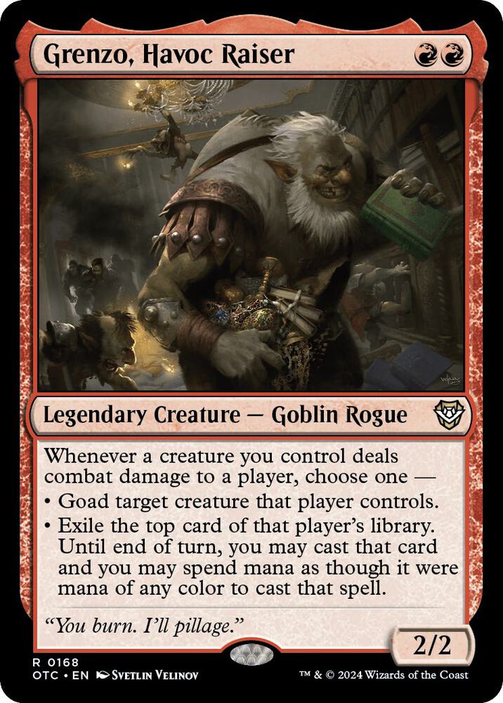 Grenzo, Havoc Raiser (168) [Outlaws of Thunder Junction Commander]