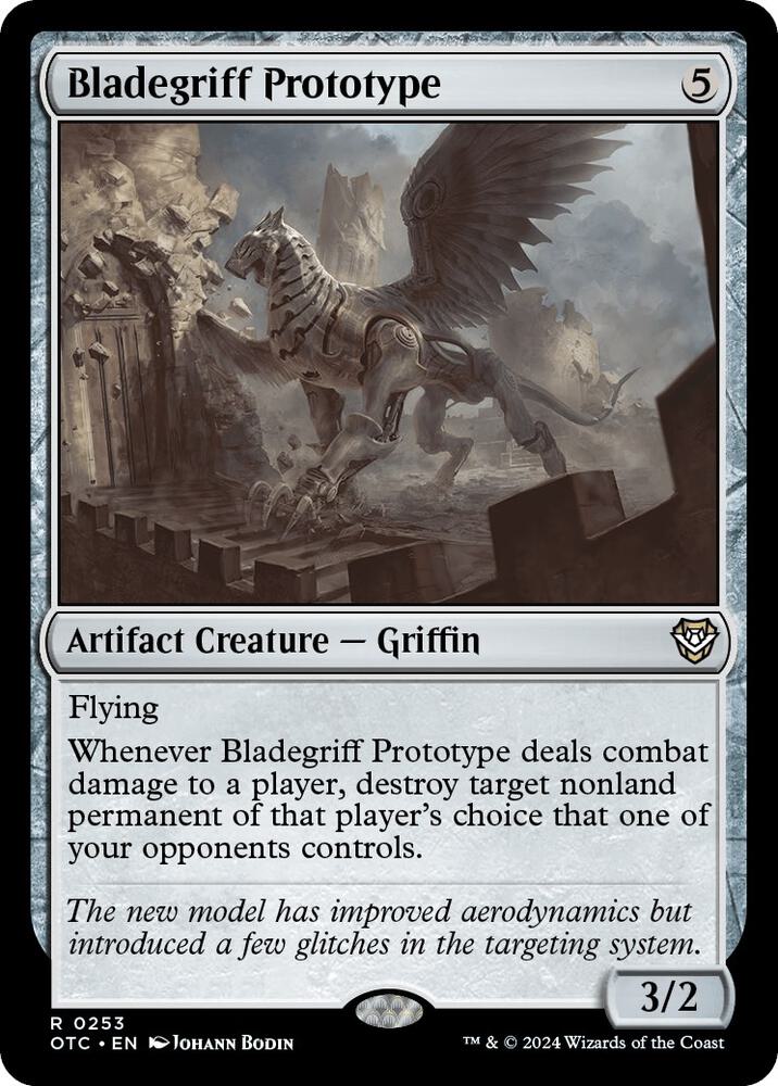 Bladegriff Prototype (253) [Outlaws of Thunder Junction Commander]