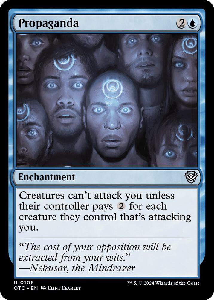 Propaganda (108) [Outlaws of Thunder Junction Commander]