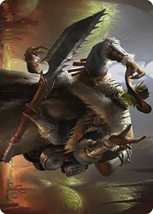 Hardbristle Bandit Art Card (13) [Outlaws of Thunder Junction Art Series]