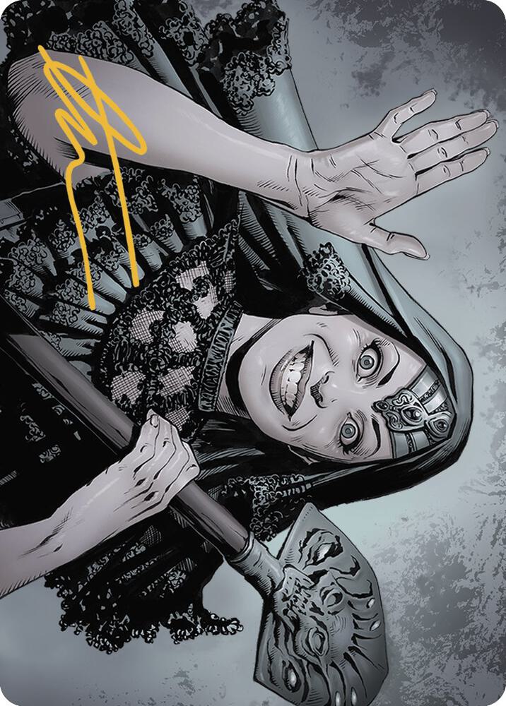 Gisa, the Hellraiser Art Card (Gold-Stamped Signature) (51) [Outlaws of Thunder Junction Art Series]