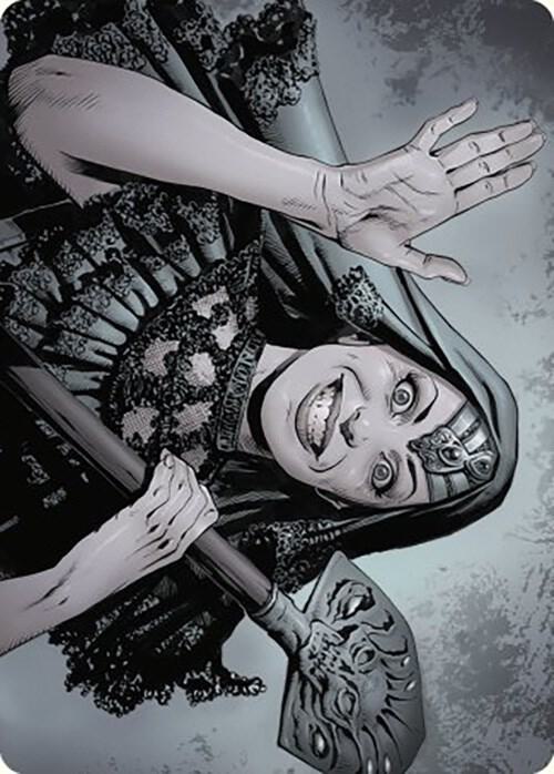 Gisa, the Hellraiser Art Card (51) [Outlaws of Thunder Junction Art Series]
