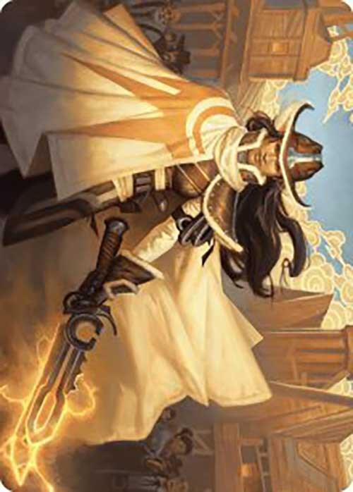 Omenport Vigilante Art Card (3) [Outlaws of Thunder Junction Art Series]
