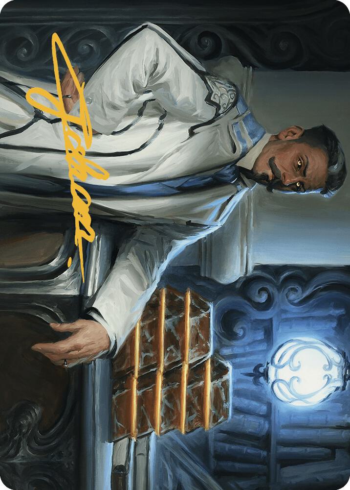 Baron Bertram Graywater Art Card (Gold-Stamped Signature) (19) [Outlaws of Thunder Junction Art Series]