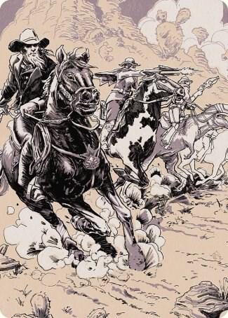 Overwhelming Forces Art Card (40) [Outlaws of Thunder Junction Art Series]