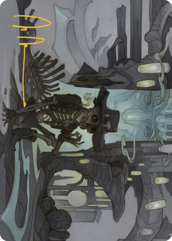 Tinybones Joins Up Art Card (Gold-Stamped Signature) (9) [Outlaws of Thunder Junction Art Series]
