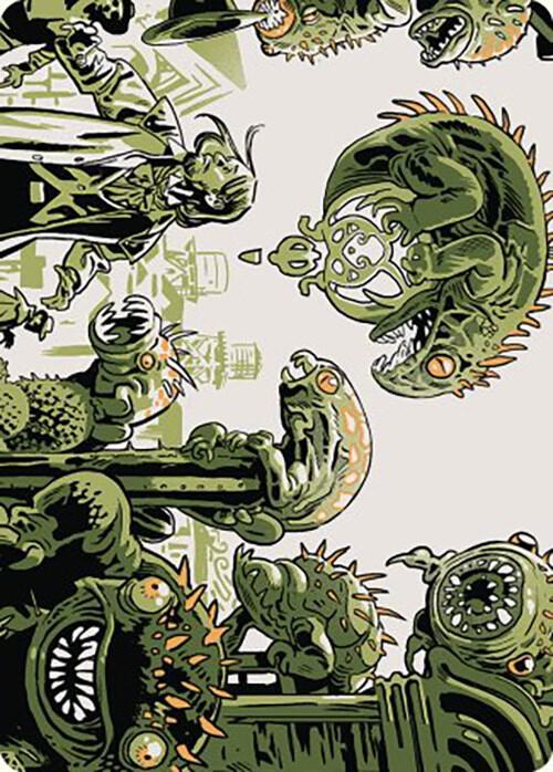 Pest Infestation Art Card (42) [Outlaws of Thunder Junction Art Series]