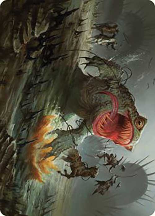 The Gitrog, Ravenous Ride Art Card (22) [Outlaws of Thunder Junction Art Series]