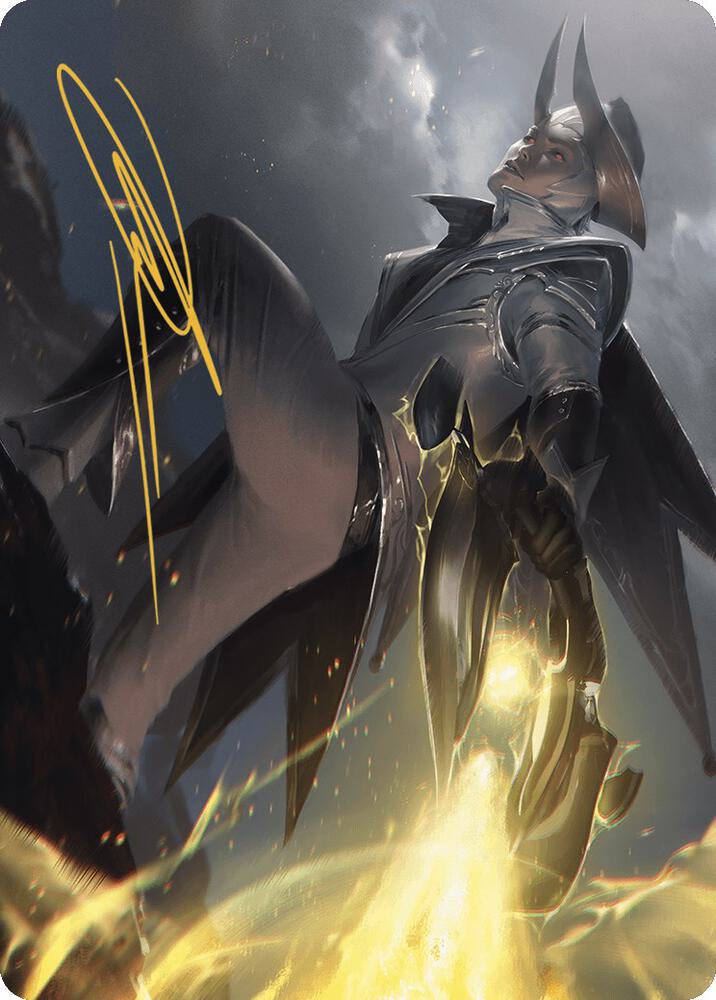 Ruthless Lawbringer Art Card (Gold-Stamped Signature) (32) [Outlaws of Thunder Junction Art Series]
