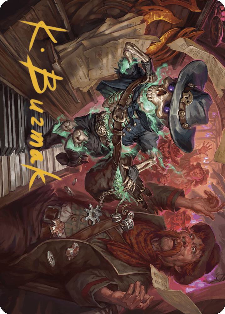 Tinybones, the Pickpocket Art Card (Gold-Stamped Signature) (10) [Outlaws of Thunder Junction Art Series]