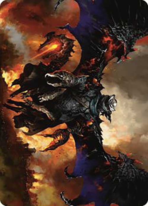 Akul the Unrepentant Art Card (16) [Outlaws of Thunder Junction Art Series]