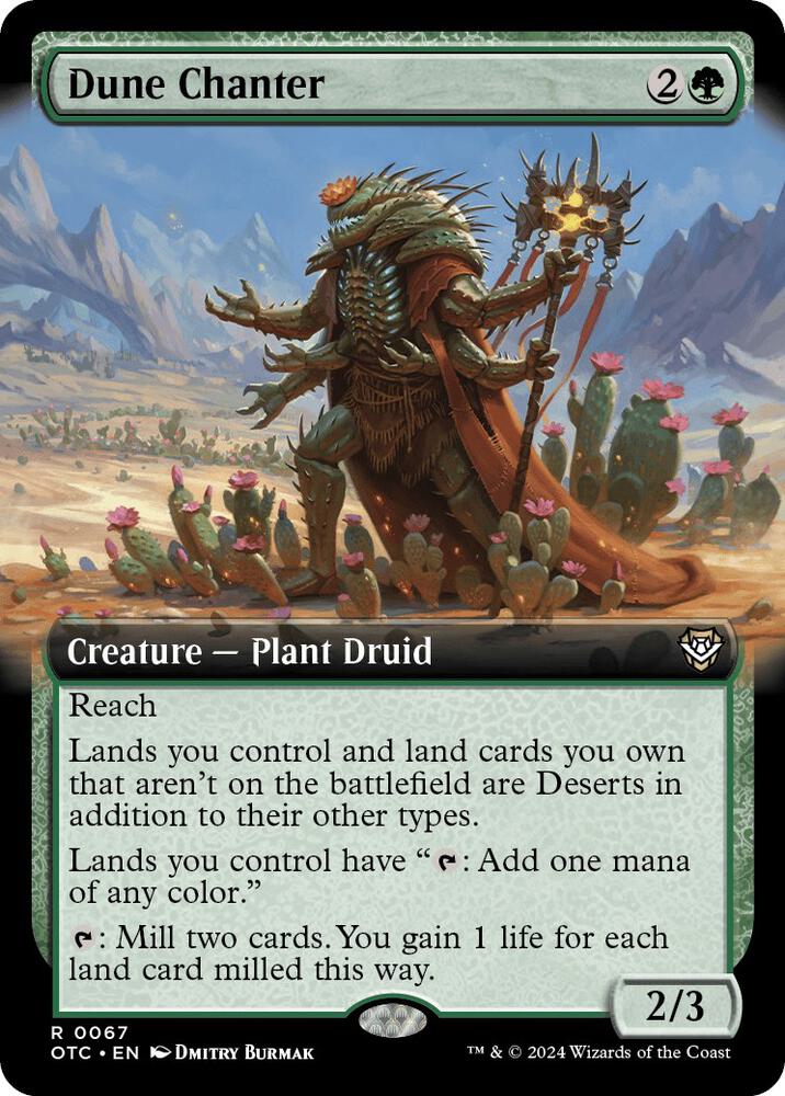 Dune Chanter (Extended Art) (67) [Outlaws of Thunder Junction Commander]