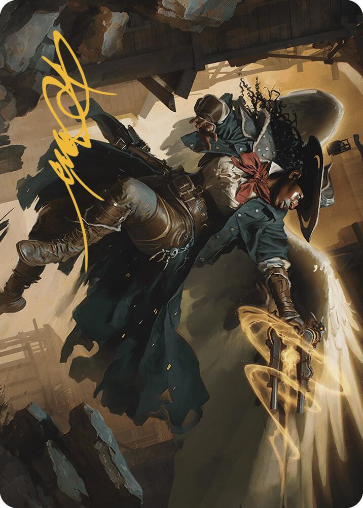 Archangel of Tithes Art Card (Gold-Stamped Signature) (1) [Outlaws of Thunder Junction Art Series]