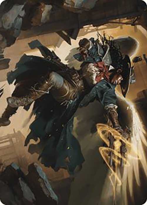 Archangel of Tithes Art Card (1) [Outlaws of Thunder Junction Art Series]