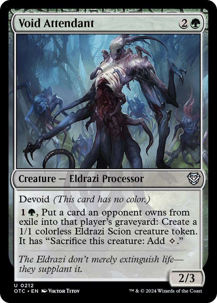 Void Attendant (212) [Outlaws of Thunder Junction Commander]