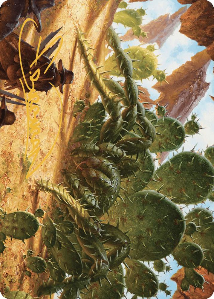Cactarantula Art Card (Gold-Stamped Signature) (12) [Outlaws of Thunder Junction Art Series]