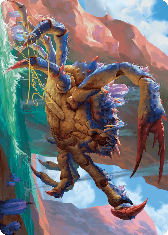 Canyon Crab Art Card (Gold-Stamped Signature) (4) [Outlaws of Thunder Junction Art Series]