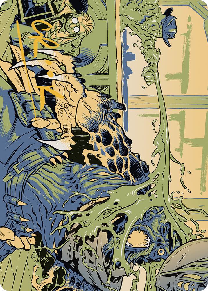 Voidslime Art Card (Gold-Stamped Signature) (49) [Outlaws of Thunder Junction Art Series]