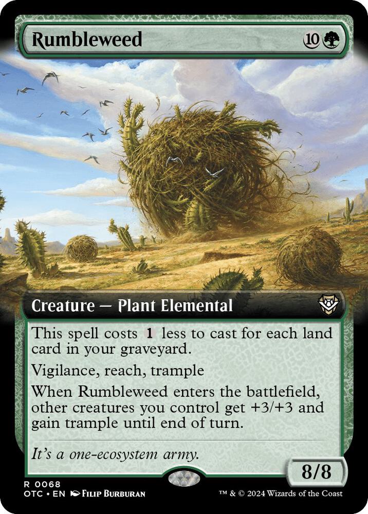 Rumbleweed (Extended Art) (68) [Outlaws of Thunder Junction Commander]