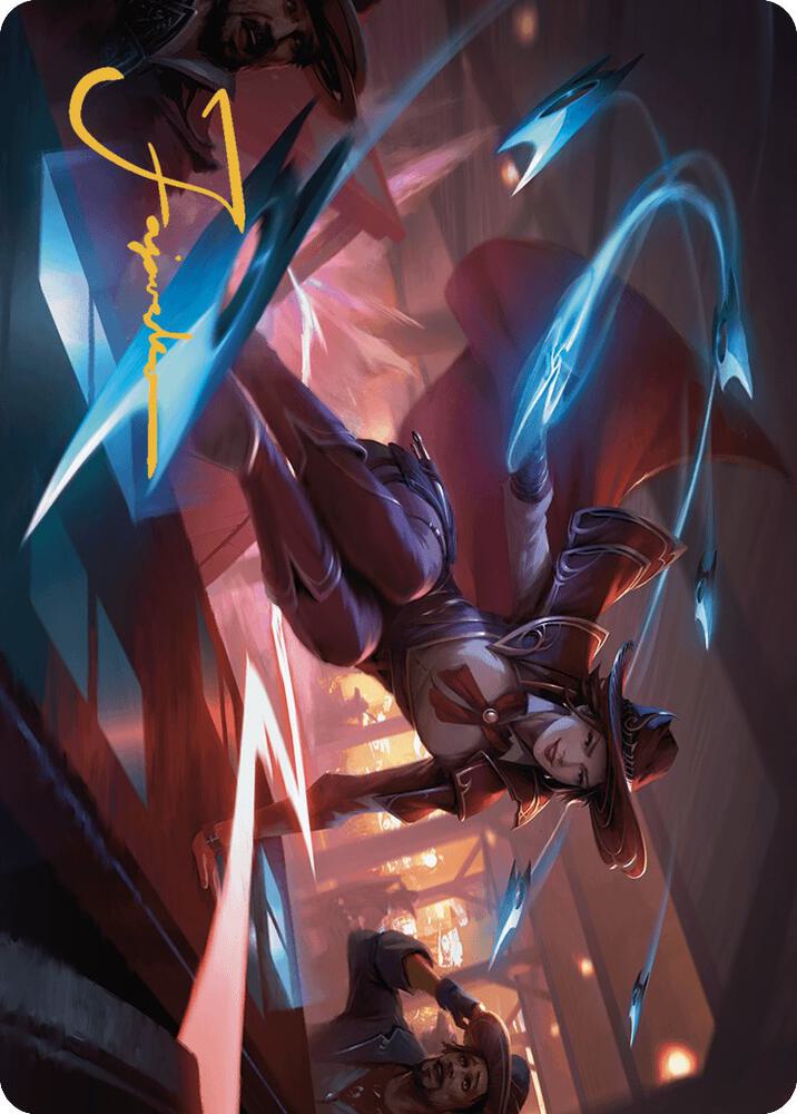 Slick Sequence Art Card (Gold-Stamped Signature) (33) [Outlaws of Thunder Junction Art Series]