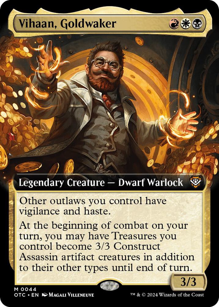 Vihaan, Goldwaker (Extended Art) (44) [Outlaws of Thunder Junction Commander]