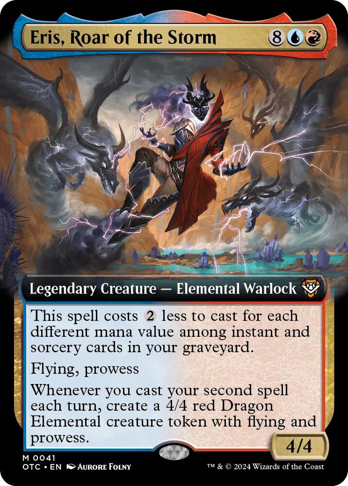 Eris, Roar of the Storm (Extended Art) (41) [Outlaws of Thunder Junction Commander]