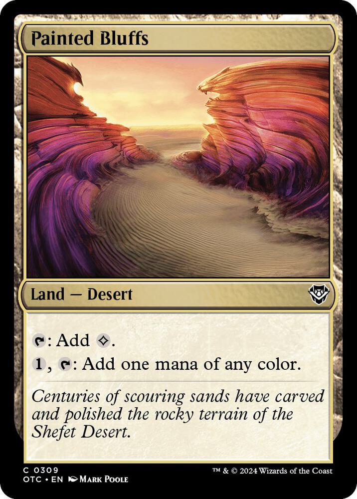 Painted Bluffs (309) [Outlaws of Thunder Junction Commander]