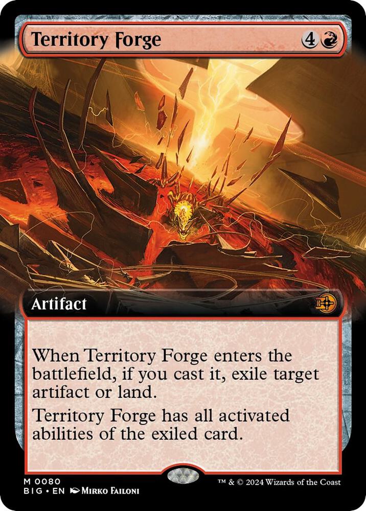 Territory Forge (Extended Art) (80) [The Big Score]