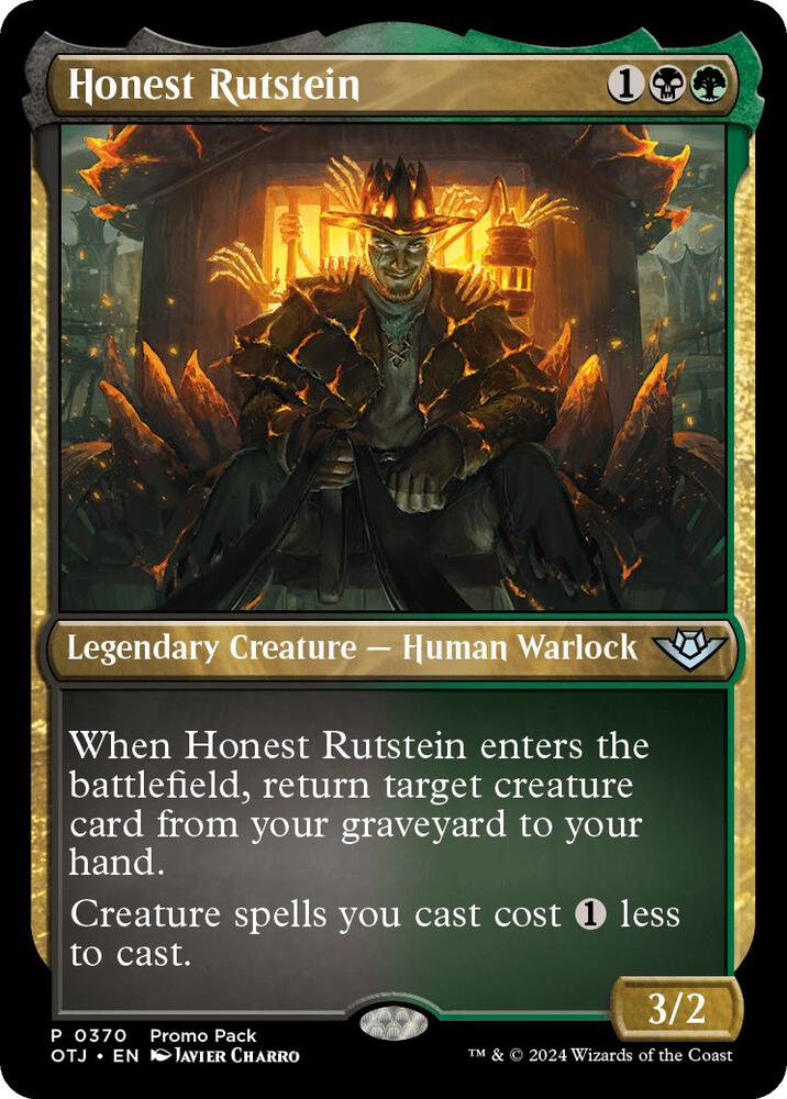 Honest Rutstein (370) [Outlaws of Thunder Junction Promos]