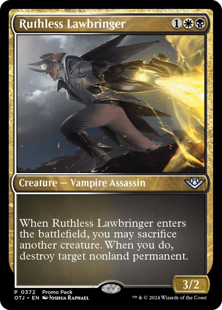 Ruthless Lawbringer (372) [Outlaws of Thunder Junction Promos]
