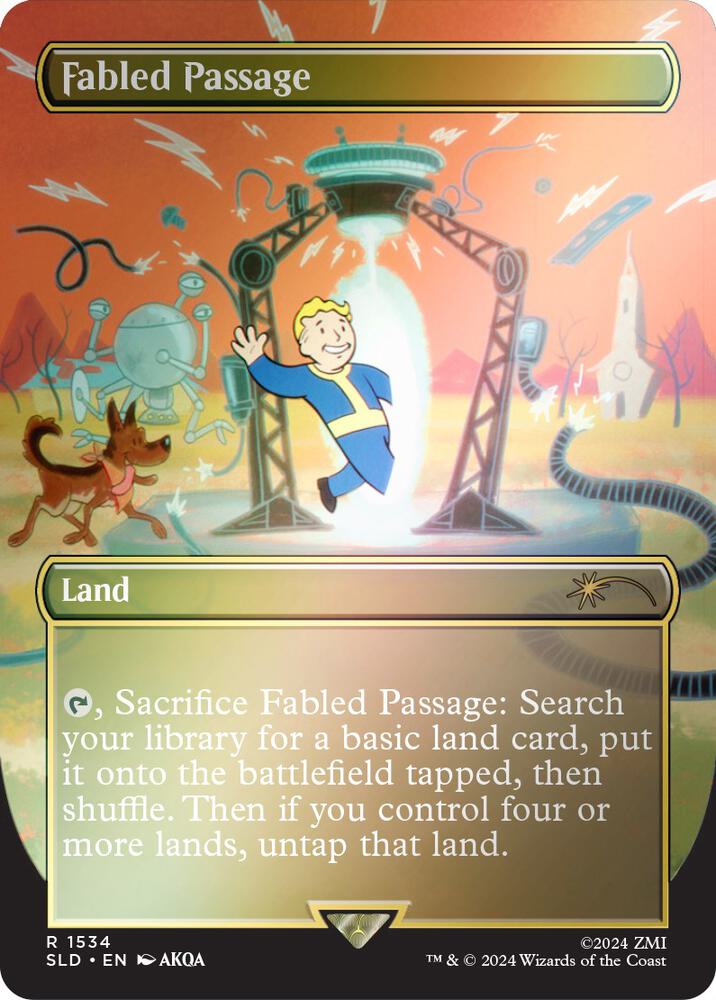 Fabled Passage (1534) (Rainbow Foil) [Secret Lair Drop]