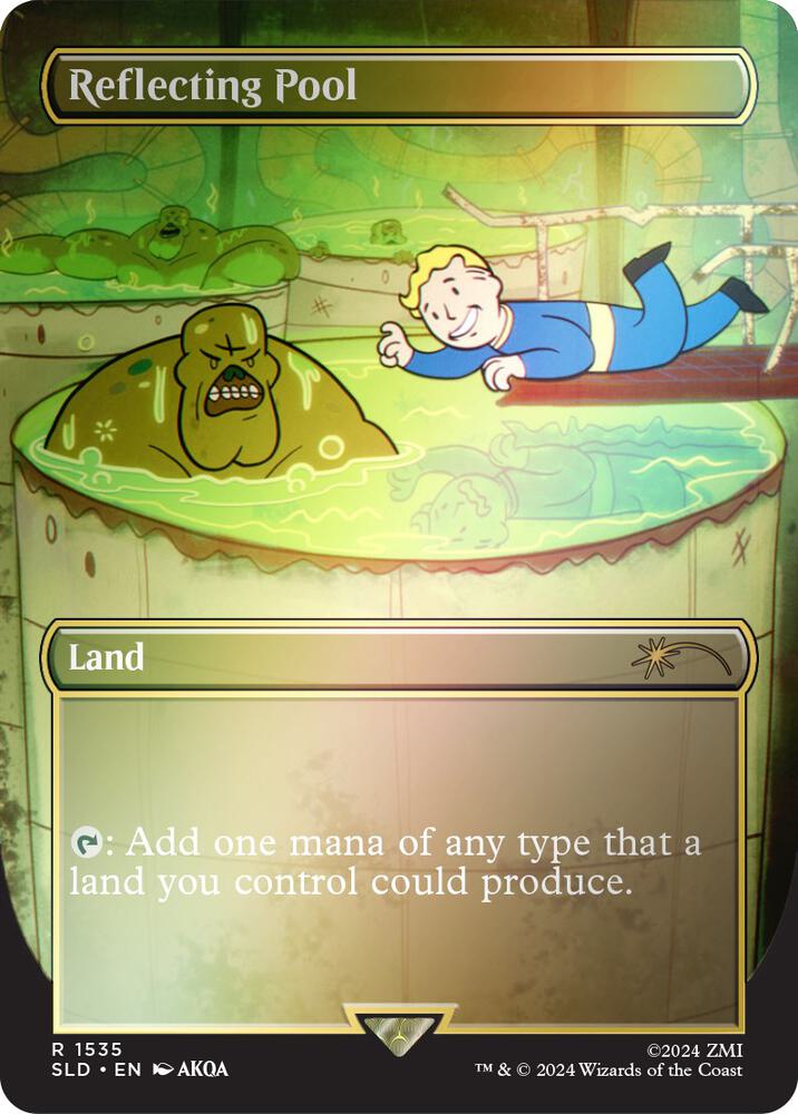 Reflecting Pool (Rainbow Foil) (1535) [Secret Lair Drop]