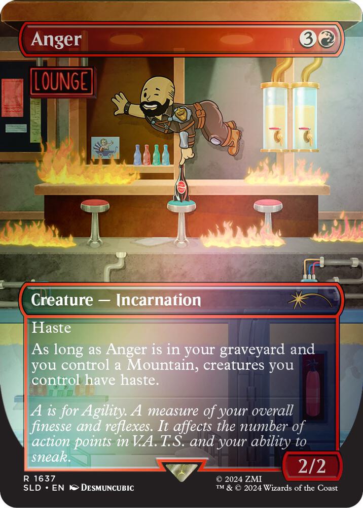 Anger (1637) (Rainbow Foil) [Secret Lair Drop]