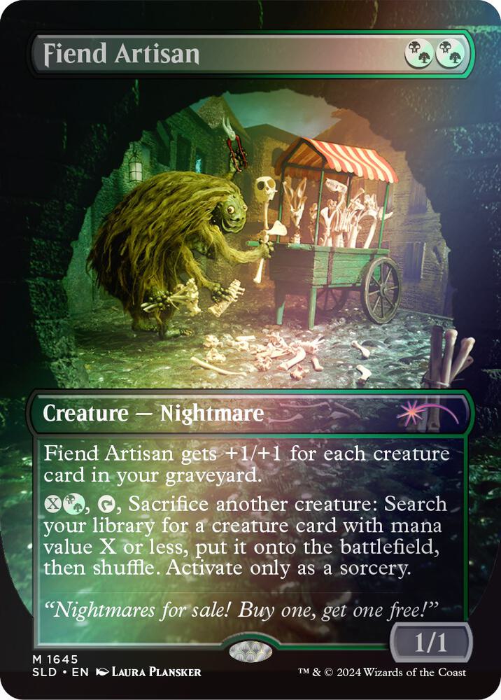 Fiend Artisan (Rainbow Foil) (1645) [Secret Lair Drop]