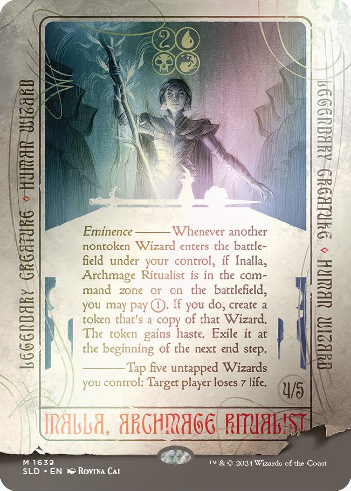 Inalla, Archmage Ritualist (Rainbow Foil) (1639) [Secret Lair Drop]