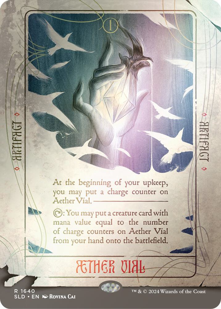 Aether Vial (Rainbow Foil) (1640) [Secret Lair Drop]