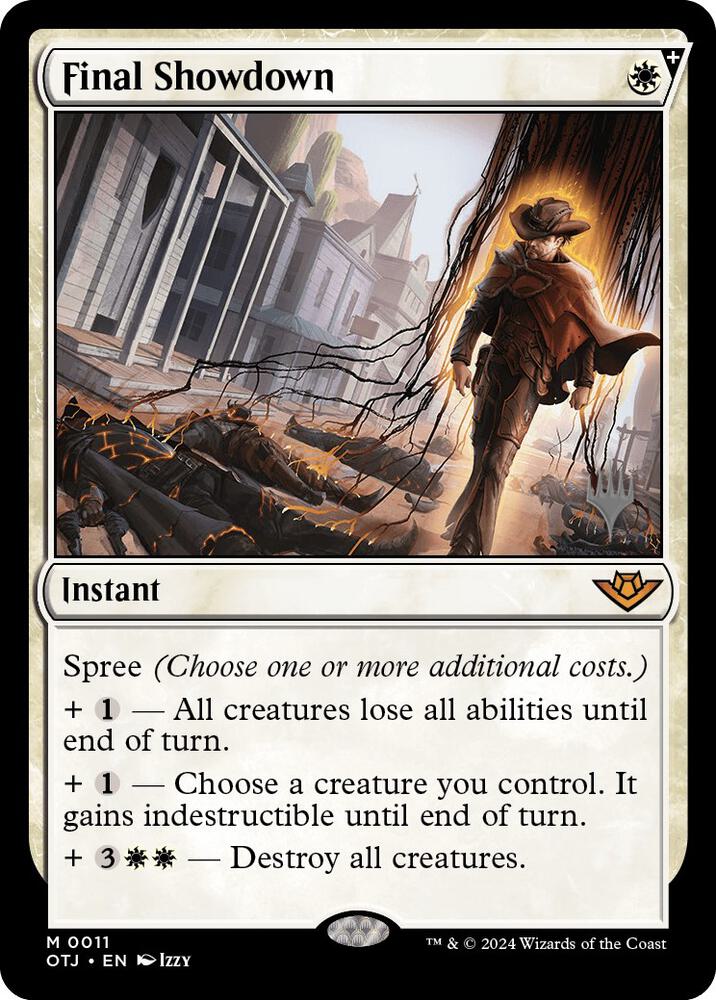 Final Showdown (11) [Outlaws of Thunder Junction Promos]