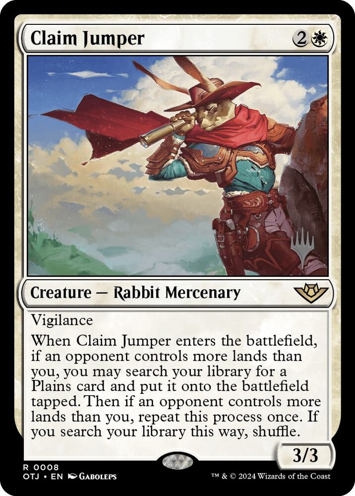 Claim Jumper (8) [Outlaws of Thunder Junction Promos]