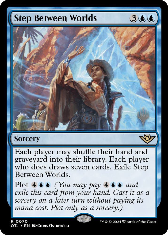 Step Between Worlds (70) [Outlaws of Thunder Junction Promos]